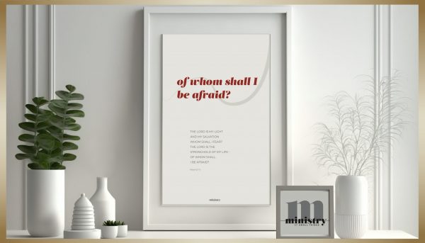 Psalm 27:1-3 Fear Not, Downloadable Art Print - Image 3