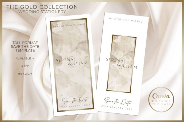 The Gold Collection | Editable Wedding Template Suite - Image 7